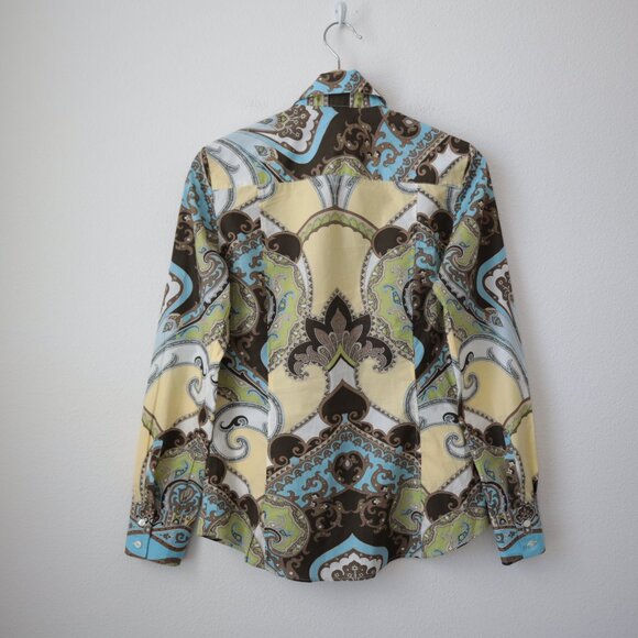 Retro Craig Taylor Grace Button Front Top | S - Picture 6 of 7